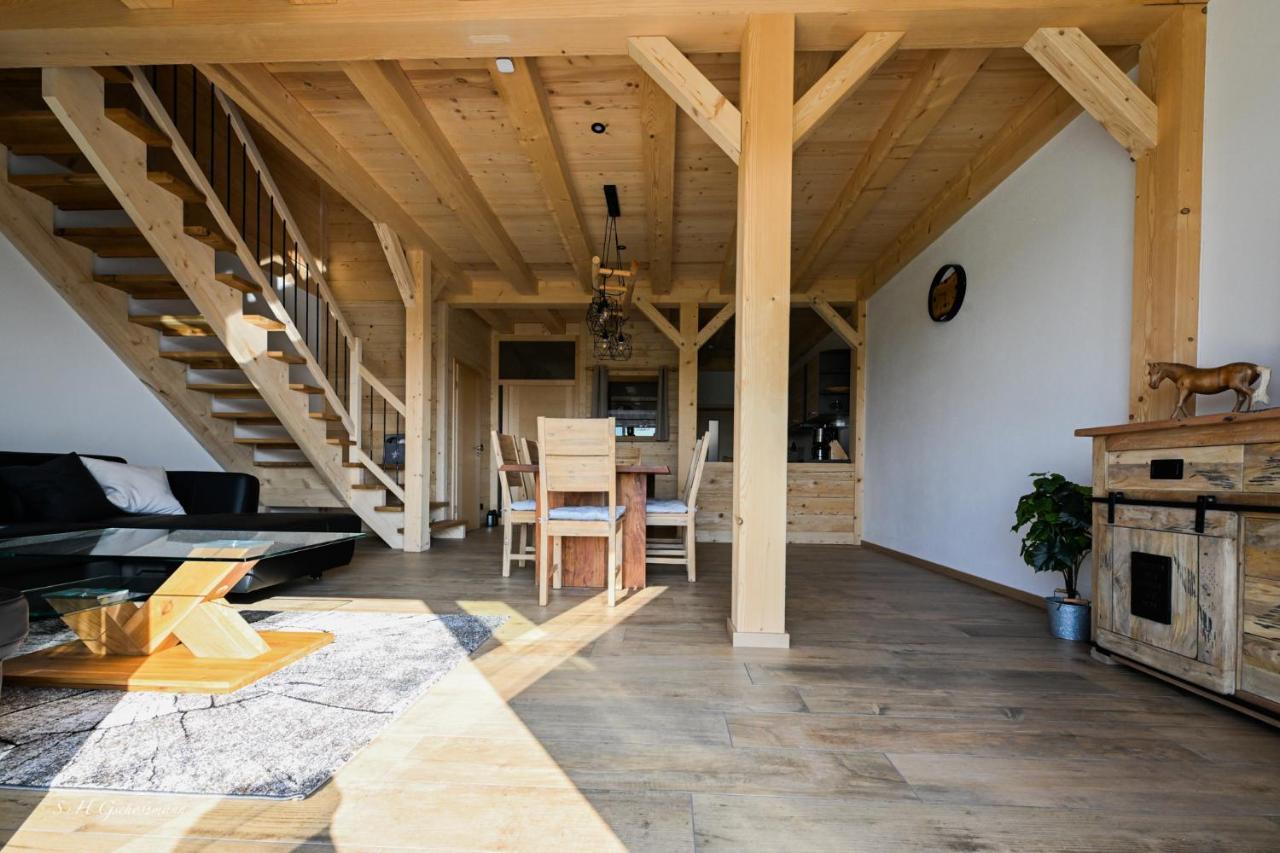 Holzwies Chalets Unterneukirchen Exterior foto